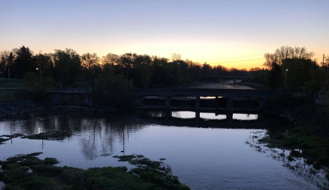 Two bedroom river side apartment with large private yard