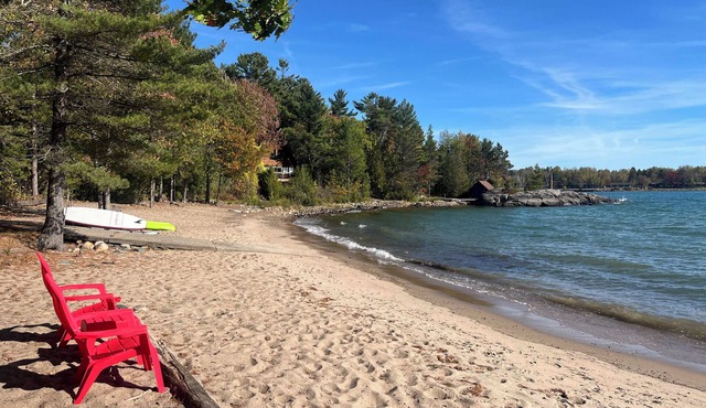 Unique Private Sandy Beach and Bay