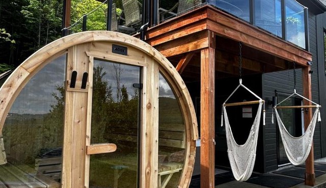 Vertigo-Chalet-Fleuve-Montagnes-Spa Sauna