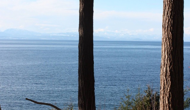 Warm, comfortable, cozy cottage with partial ocean view and beach access