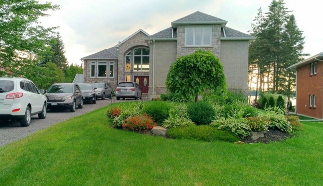 water front luxury lake house