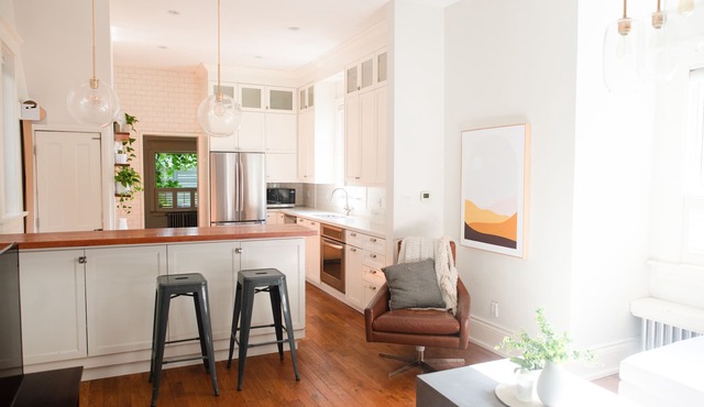 West Queen West Home with Parking and Backyard!