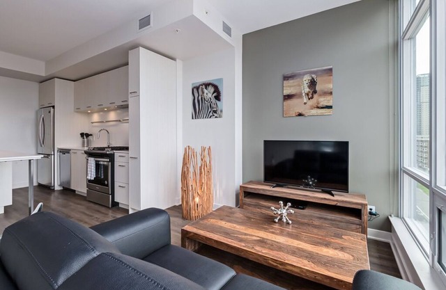 Corporate Stays - Sleek 1BR Urban Retreat with High-End Amenities and Style