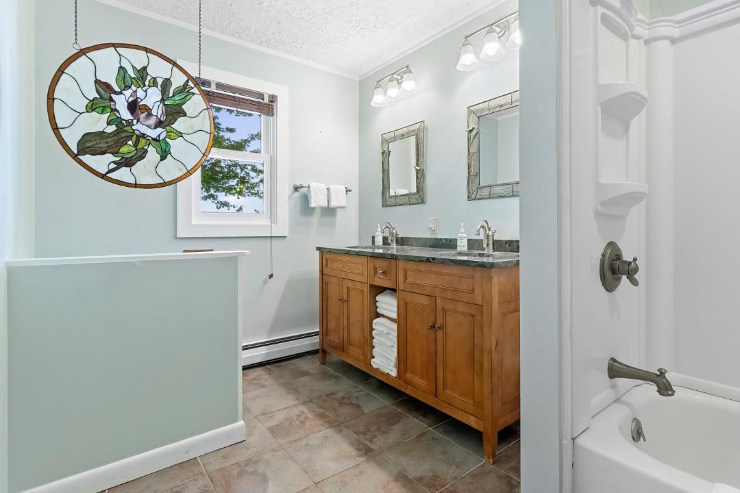 Trenton House | Charming home with stunning bay views, sunroom, gazebo, deck, & grill