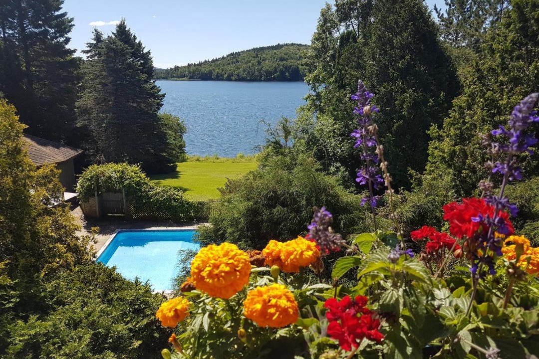 Lac Delage Apartment | Private Guest Suite with 2 Rooms, Pool, Lake Access
