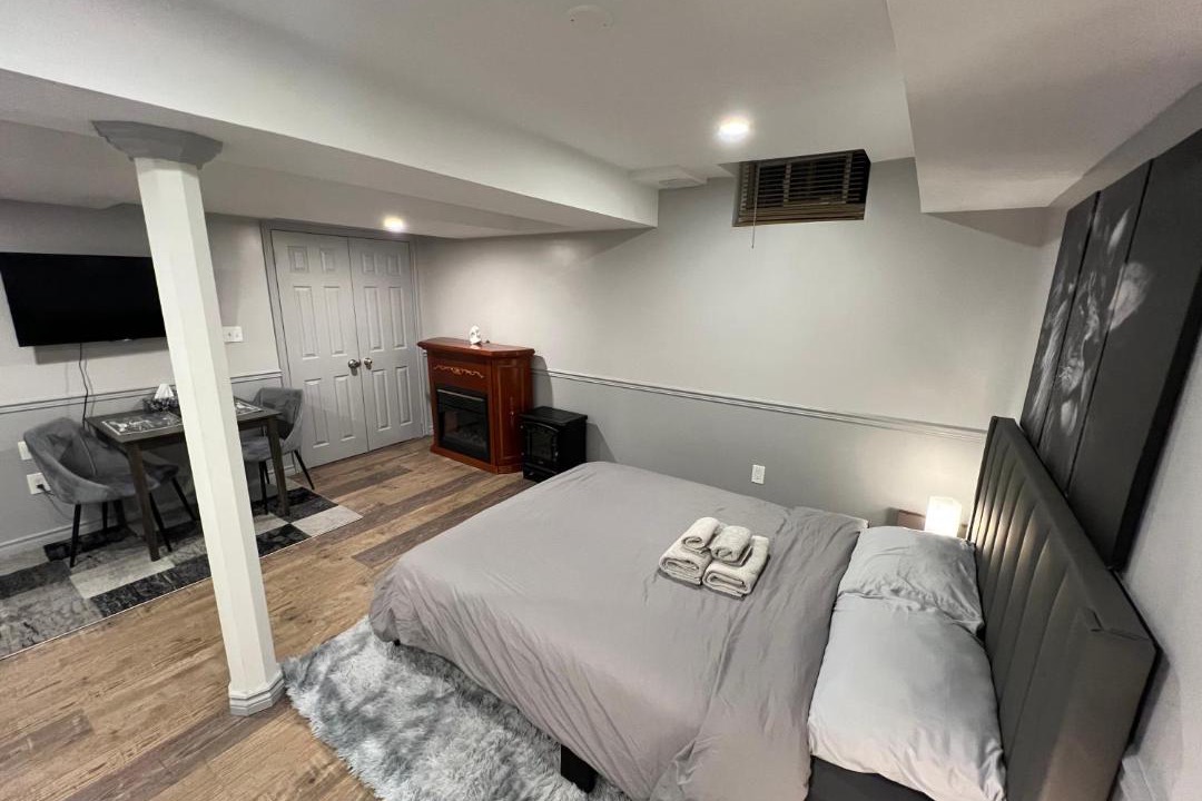North York House | Modern, basement apartment, close to airport
