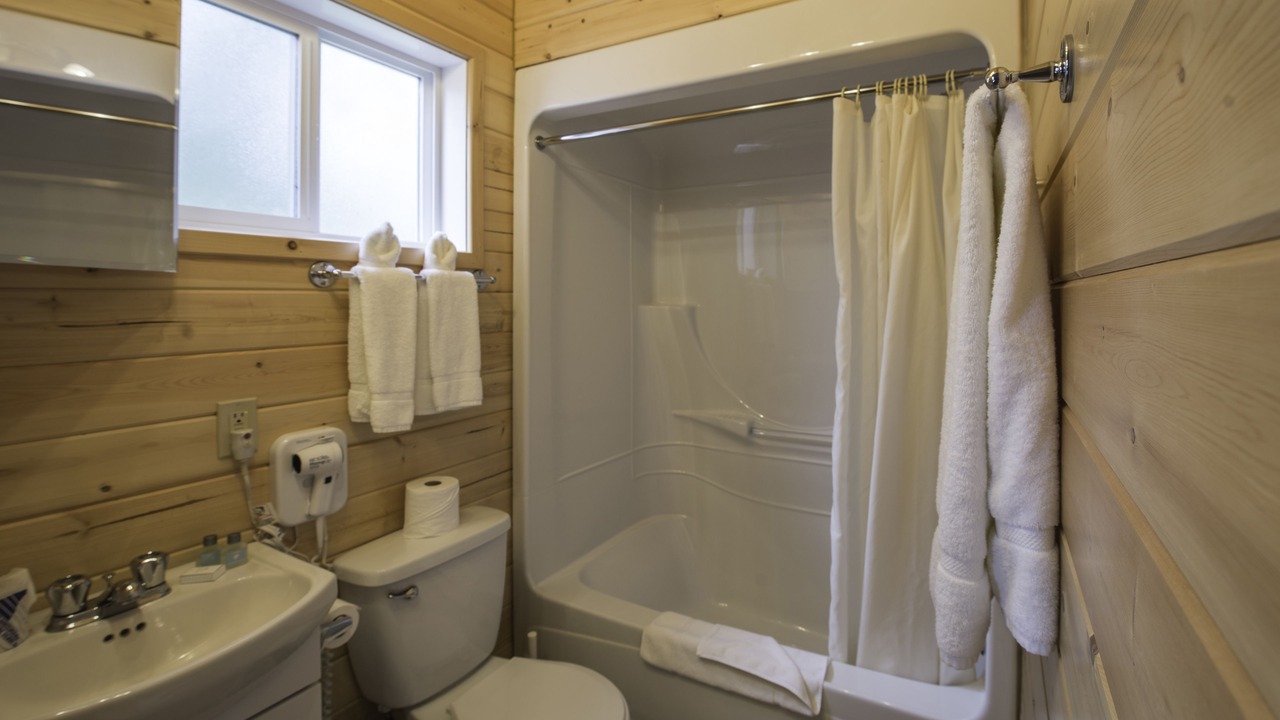 Photo of Bathroom in Muncho Lake