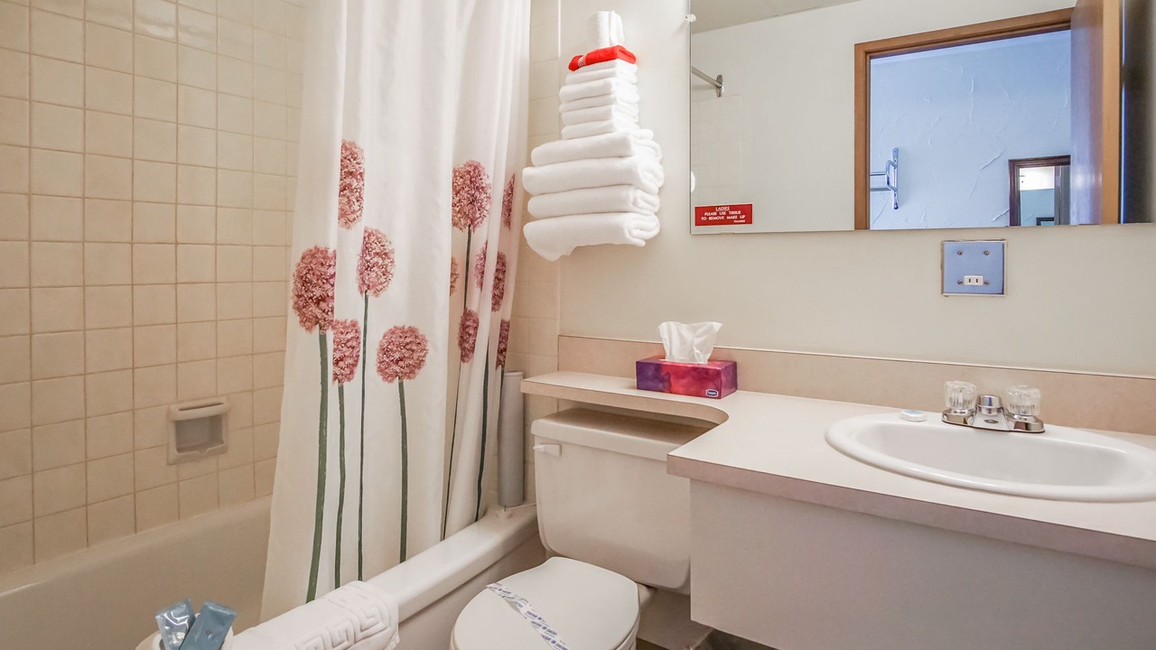 Photo of Bathroom in Radium Hot Springs