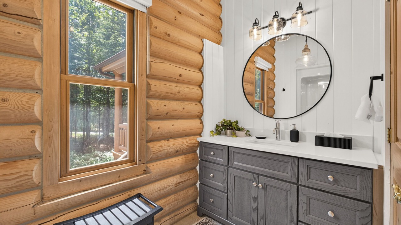 Photo of Bathroom in Fiddler Lake Resort