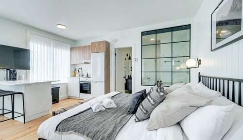 Design Studio, 1 King Bed, Kitchen, Lake View