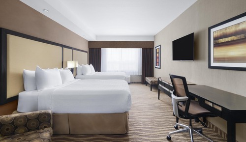 Standard Room, 2 Queen Beds, Non Smoking, Refrigerator & Microwave