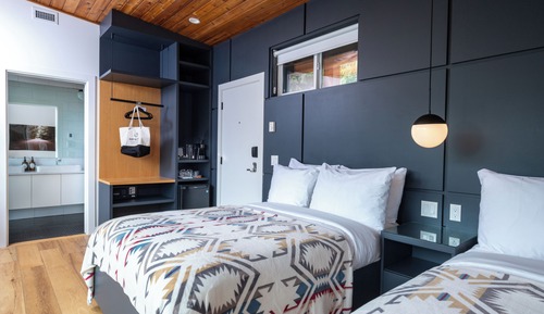 Premium Studio, 2 Double Beds, Ocean View