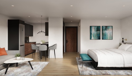 Family Studio Suite, 1 King Bed with Sofa bed, Non Smoking, Kitchen