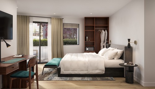 Premium Studio, 1 King Bed, Non Smoking, Corner