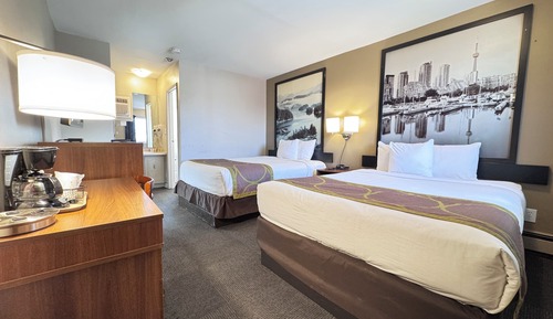 Room, 2 Double Beds, Non Smoking (Efficiency)