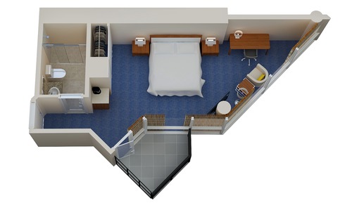 Room, 1 King Bed, Balcony (Balcony)