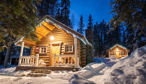 Family Cabin, Wood Fireplace