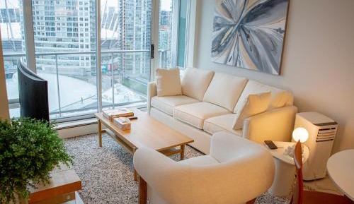 One-Bedroom Apartment with Balcony and Water View