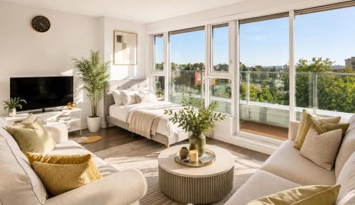 Two-Bedroom Apartment with Balcony