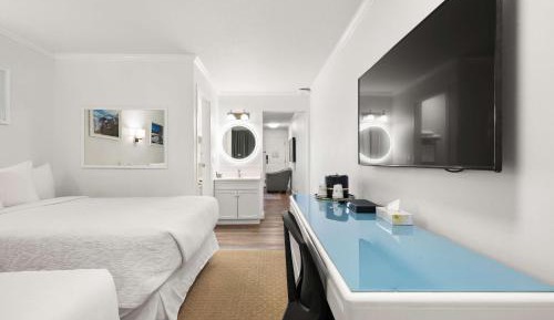 Queen Suite with Two Queen Beds, Sofa Bed, Living Room and Kitchenette - Non-Smoking