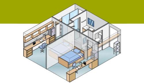 Two-Double Adjoining Rooms