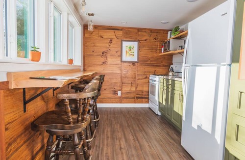 New Vineyard Cottage | Bright, new cottage w/open loft, farm view and trails.