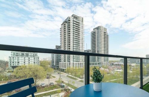 The Queensway Apartment | Bright & Modern 1BR Condo Balcony
