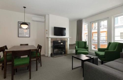 Mont-Tremblant Pedestrian Village Apartment | Village Condo with Balcony & Views - Walk Everywhere