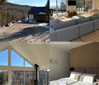 Saint-Joseph-de-la-Rive Ski Chalet | Chalet L'Estuaire, River View, Spa
