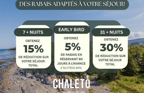 Lac-Etchemin Ski Chalet | Sauna & Nature - Le Kanouk