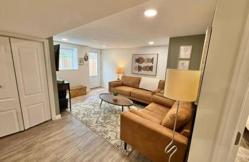 Brantford Apartment | Modern 2BR Retreat w Heated Floors-Gazebo