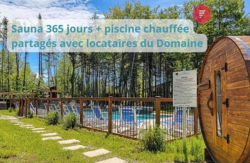 Pont-Rouge House | La North Star - Spa creusé 3 chambres Intimité - Domaine du Grand Portneuf près de Québec