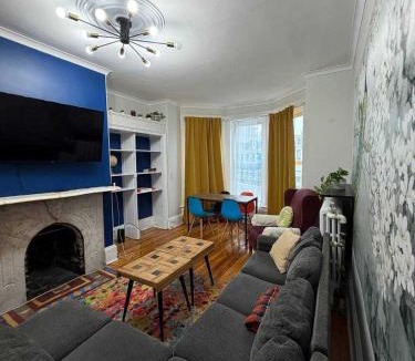 South End Apartment | Modern Amenities Historic Charm 4-Bdrm Retreat, Unit #1