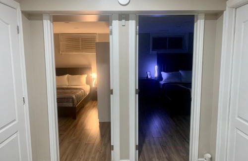 Guelph House | A bedroom in a basement