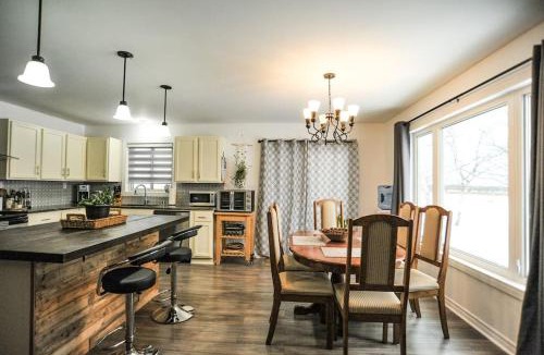 Kemble House | Modern Rustic Home with Wood Stove & Pool Table