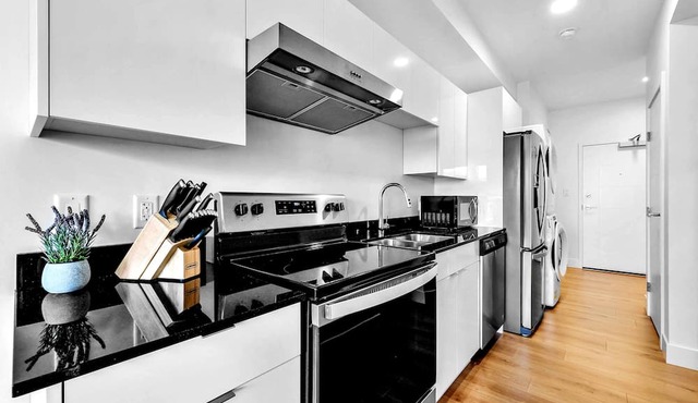 King Suite New Lux Apartment FREE parking, Downtown, Fast Wifi