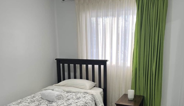 Comfortable Stickney bedroom.