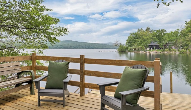Peak Foliage Awaits Pet-Friendly Lake Waukewan Escape Meredith NH Fall 2026 in Meredith