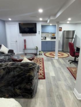 Beautiful lake view Basment room