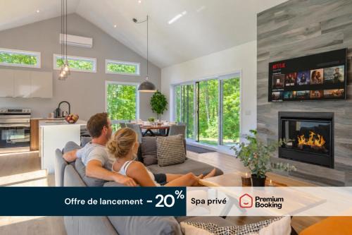 Chalet Le Pin with Private Spa & Billiards, Carling Lake